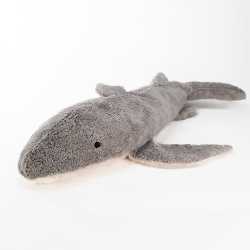 SENGER Cuddly Animal - Small Shark - Removable Heat/Cool Pack - Natural Organic Soft Toy - Online, Australia