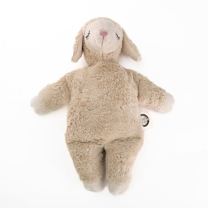 SENGER Cuddly Animal - Small Sheep - Linen - Removable Heat/Cool Pack - Natural Organic Soft Toy - Online, Australia