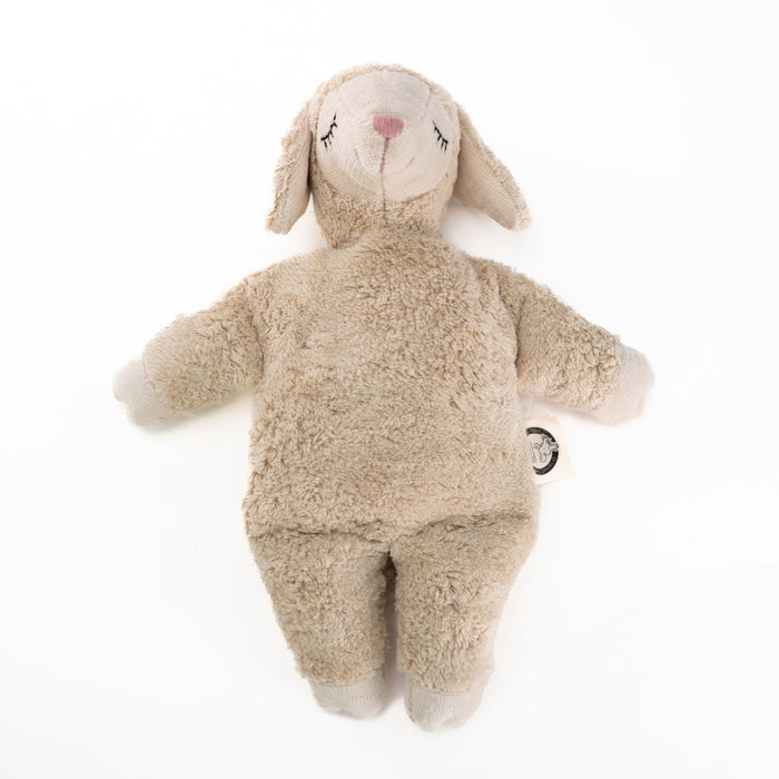 SENGER Cuddly Animal - Small Sheep - Linen - Removable Heat/Cool Pack - Natural Organic Soft Toy - Online, Australia