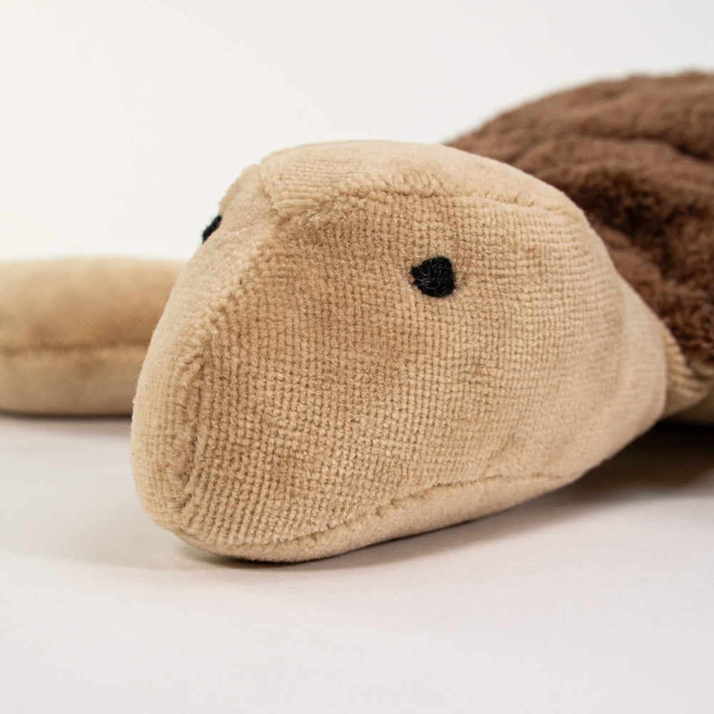 SENGER Cuddly Animal - Turtle Large Brown w removable Heat/Cool Pack, Australia