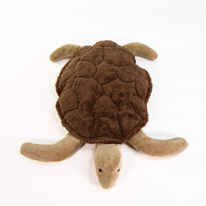 SENGER Cuddly Animal - Turtle Large Brown w removable Heat/Cool Pack, Australia