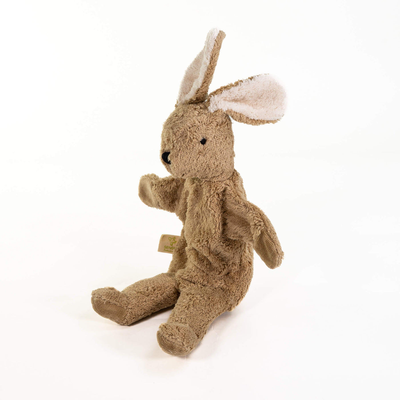 SENGER Hand Puppet Rabbit Organic Soft Toys Australia — Oskar's Wooden Ark