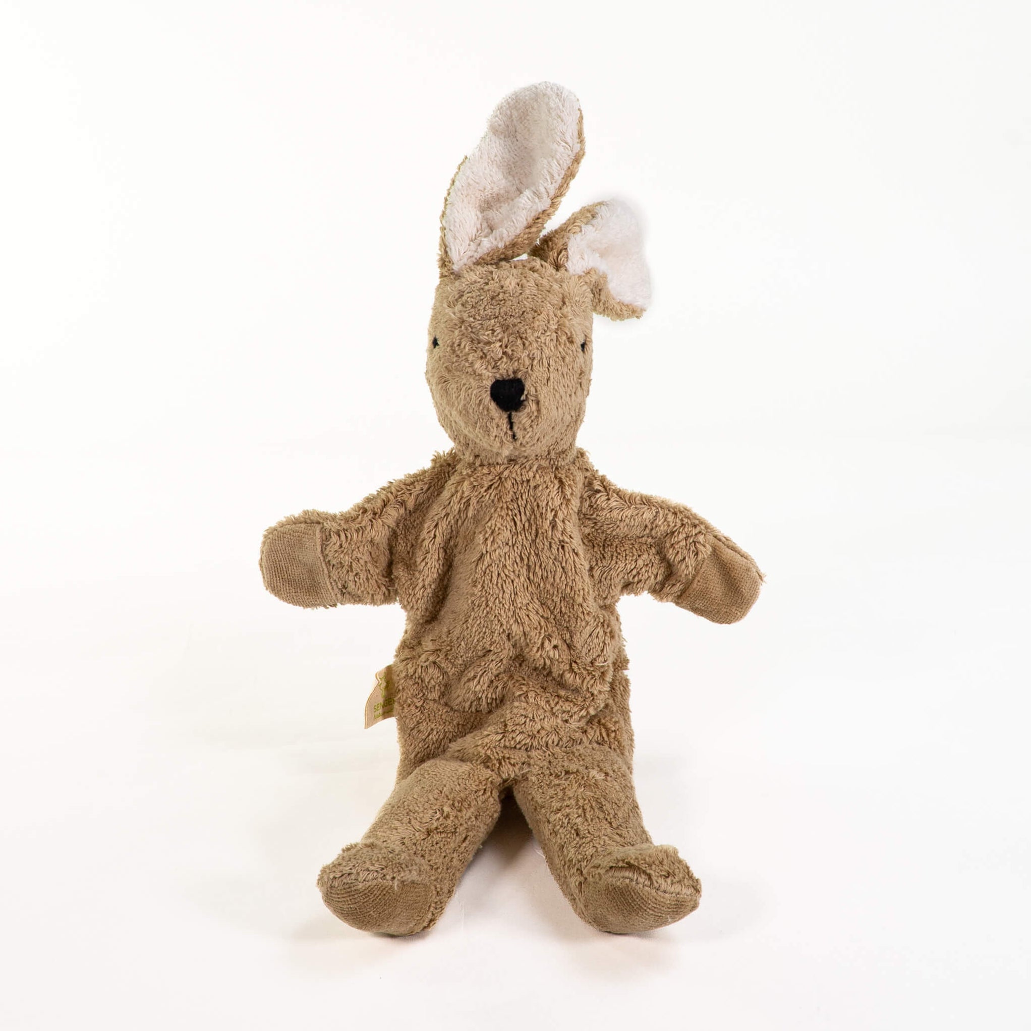 SENGER Hand Puppet Rabbit Organic Soft Toys Australia — Oskar's Wooden Ark