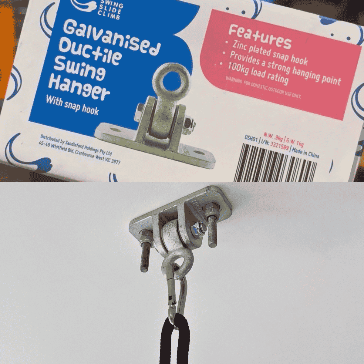 Choosing the right support and hardware for a Solvej Swing.