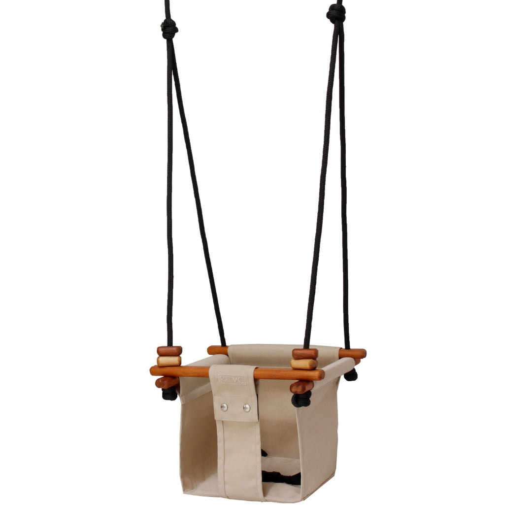SOLVEJ Convertible Baby & Toddler Swing Soft Linen Colour from Australia