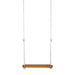 SOLVEJ Wooden Traditional Board Swing with White Rope from Australia