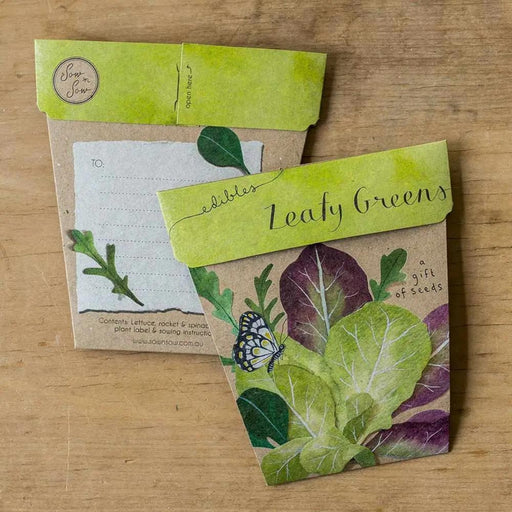 GOS-GREENS-WS Sow 'n Sow Gift of Seeds - Leafy Greens