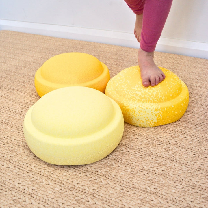 Stapelstein Balance Stepping Stones - Original, Set of 3, Wattle Sun, Australia