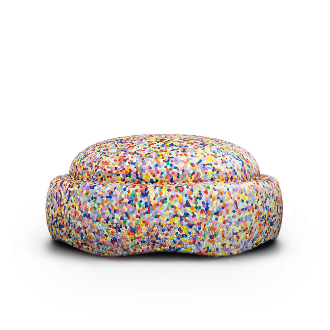 Single Stapelstein Original Balancing Stepping Stone in a special multicoloured design from Australia