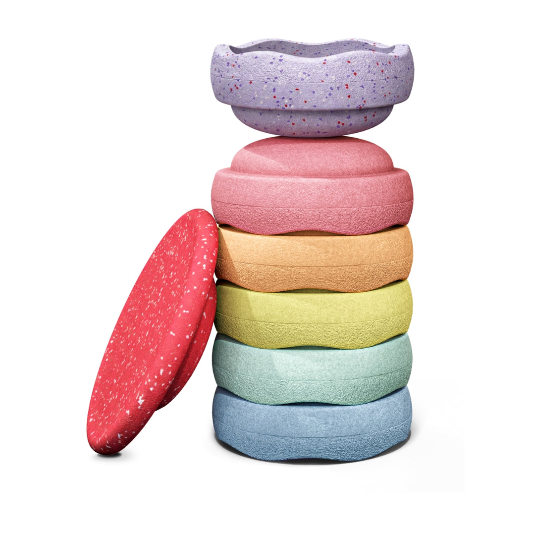 Stapelstein® Winter Special Rainbow Set - Pastel - Hidden Giants - Limited Edition, Australia