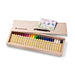 STOCKMAR Crayons in Wooden Box with Scraper, Australia