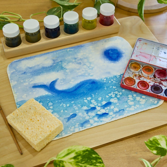 STOCKMAR Watercolour Paint Set in Tin 12 Opaque Colours, Australia