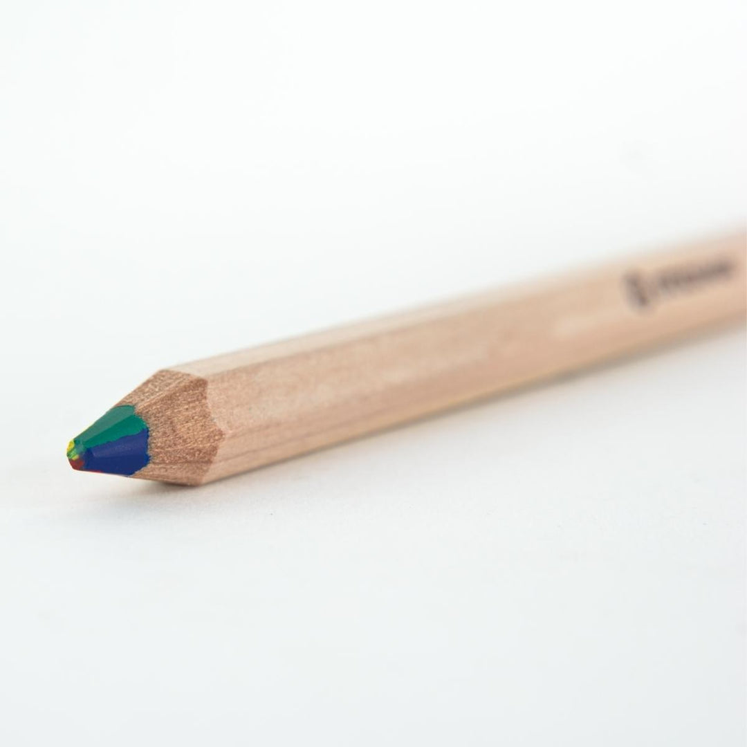 Rainbow 4 Colour Hexagonal Pencil - Single or Box of 19