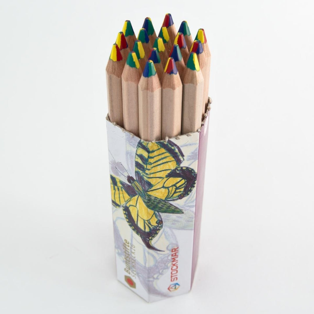85096492 STOCKMAR Pencils Hexagonal 4-Colour Rainbow