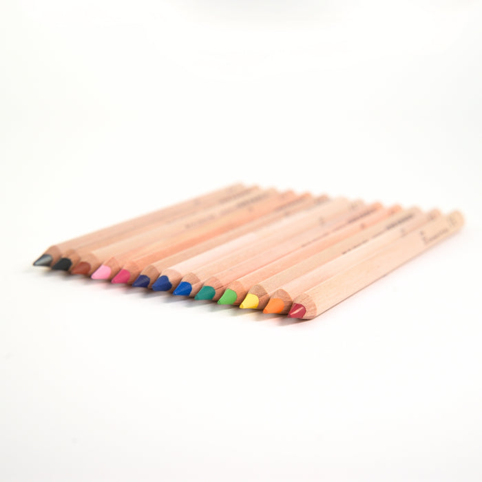 85093112 STOCKMAR Coloured Pencils Triangular in Tin 12+1