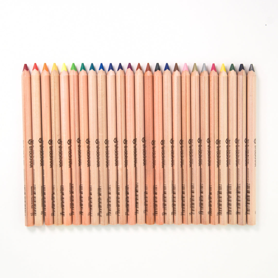 85093118 STOCKMAR Coloured Pencils Triangular in Tin 18+1