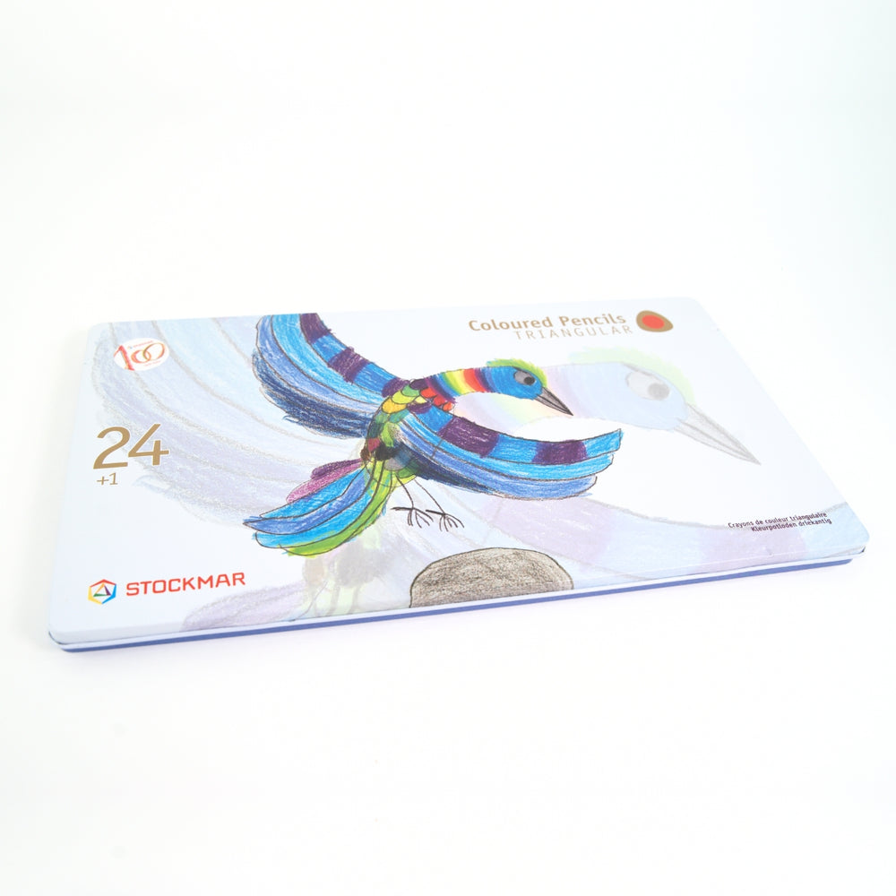 85093118 STOCKMAR Coloured Pencils Triangular in Tin 18+1