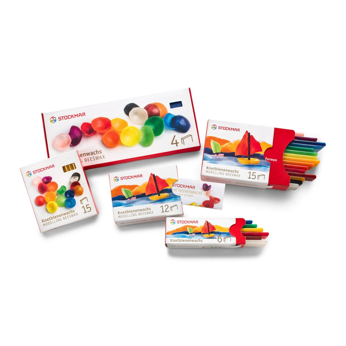STOCKMAR Modelling Beeswax 12 Assorted Colours from Australia