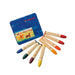 85031001 STOCKMAR Wax Stick Crayons - 8 Sticks in Tin, Waldorf Mix