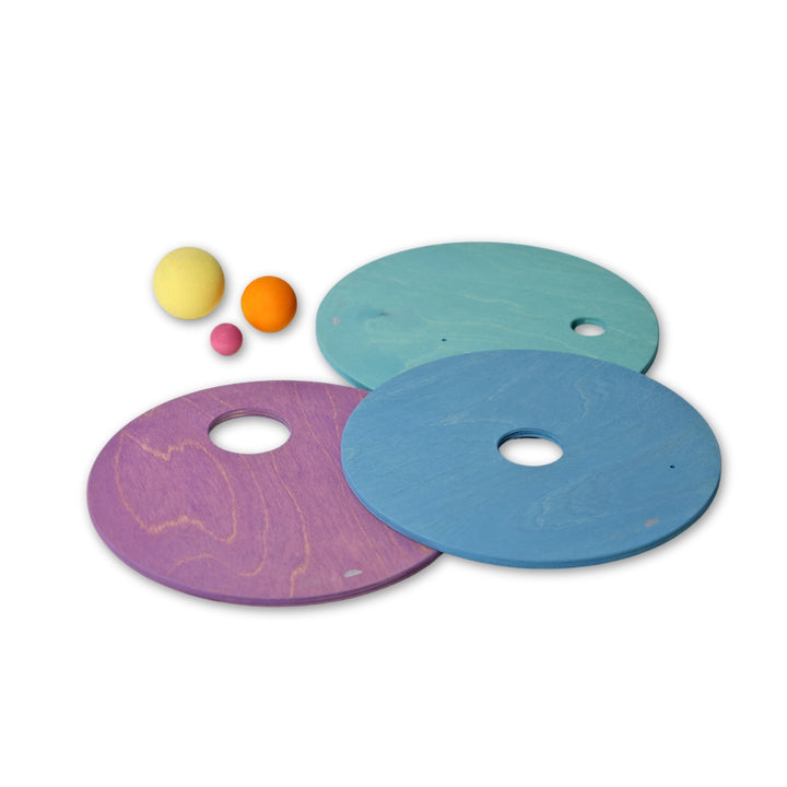 Grimm's Ball and Disc Set for Stapelstein Cool Pastel from Australia