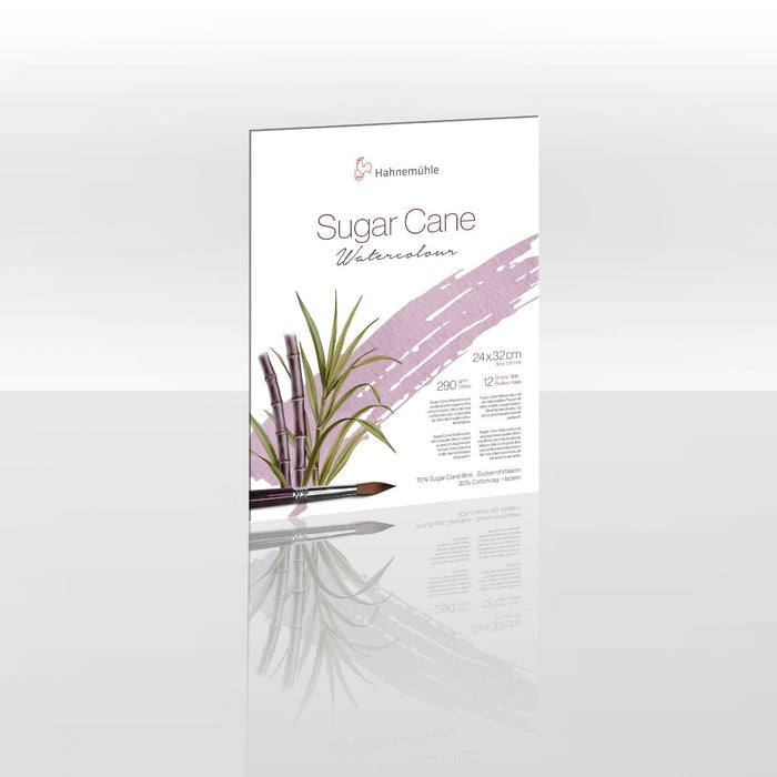 Sugar Cane Watercolour Paper Pad 290sm - 12 sheets - A4 or 24x32cm, Australia