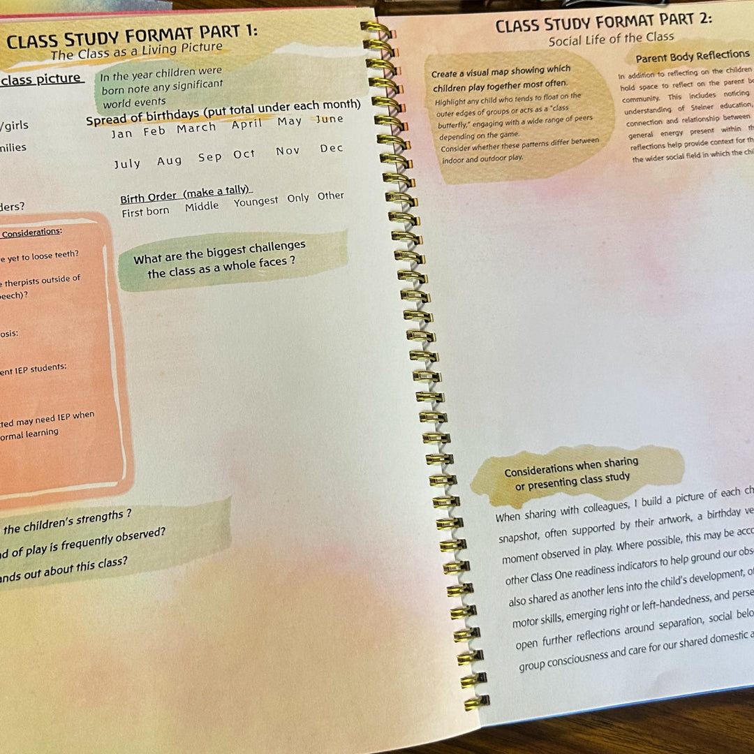 Waldorf Three-Book Planner Set A4 - The Rhythms of the Early Years - 2027 - Australia