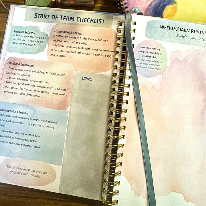 Waldorf Three-Book Planner Set A4 - The Rhythms of the Early Years - 2027 - Australia