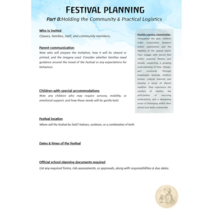 Waldorf Three-Book Planner Set A4 - The Rhythms of the Early Years - 2027 - Australia