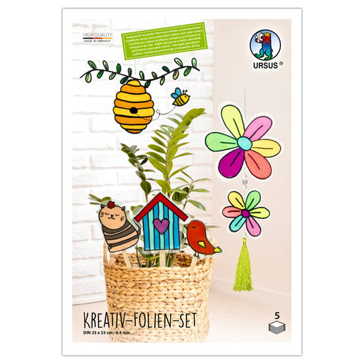 URSUS Colouring Foil Sheets - Set of 5 - Paper Products, Online - Australia