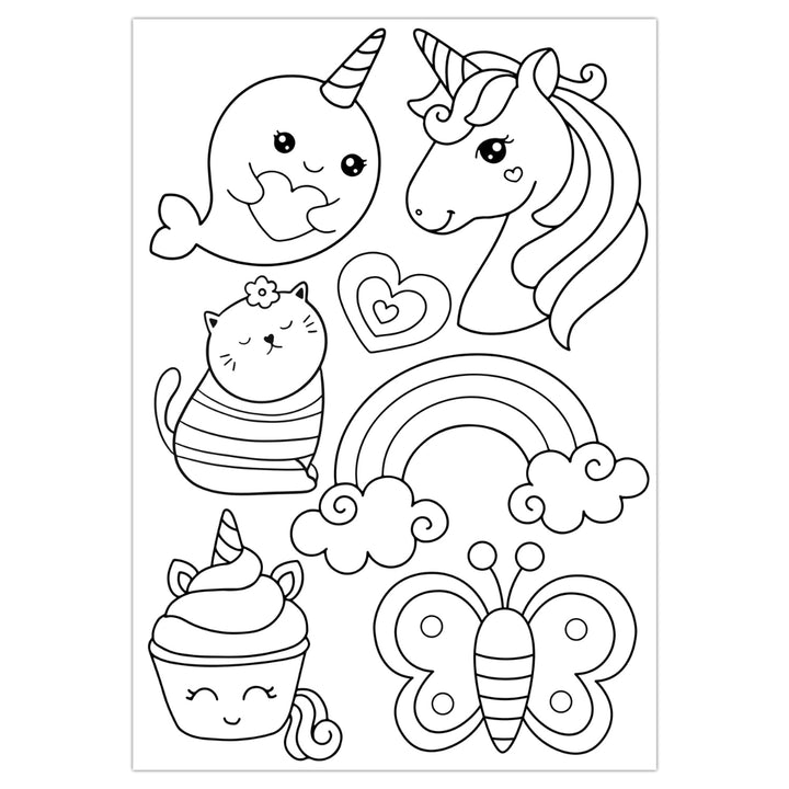 URSUS Colouring Foil Sheets - Set of 5 - Paper Products, Online - Australia