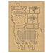 URSUS Cross Stitch Cardboard Templates - Set of 12 - Christmas - Paper Products, Online - Australia