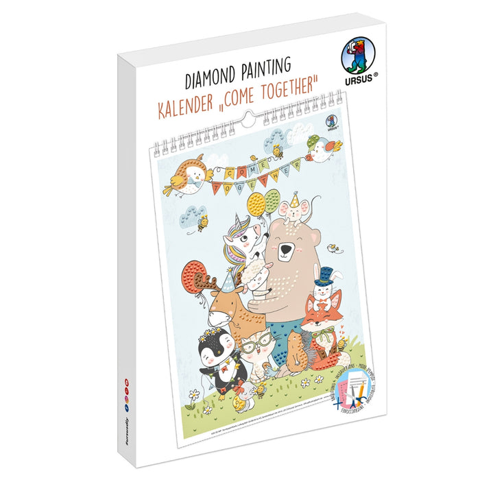 URSUS Diamond Painting Calendar Kit - Come Together - Paper Products, Online - Australia