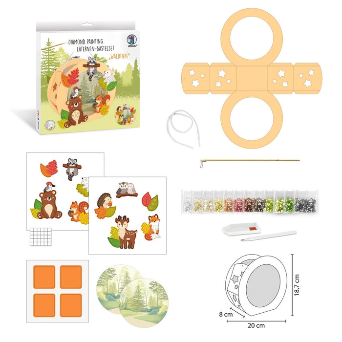 URSUS Diamond Painting Paper Lantern Kit - Forest Animals from Australia
