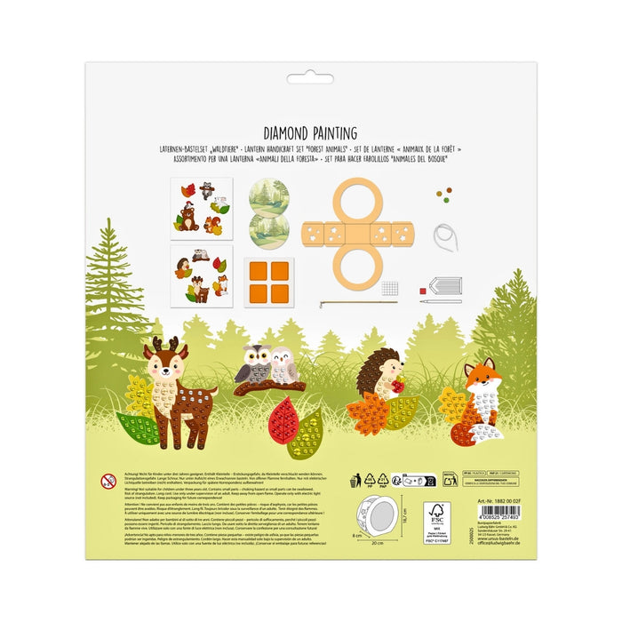 URSUS Diamond Painting Paper Lantern Kit - Forest Animals from Australia