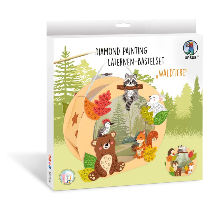 URSUS Diamond Painting Paper Lantern Kit - Forest Animals from Australia