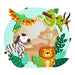 URSUS Diamond Painting Paper Lantern Kit - Safari Animals - Paper Products, Online - Australia