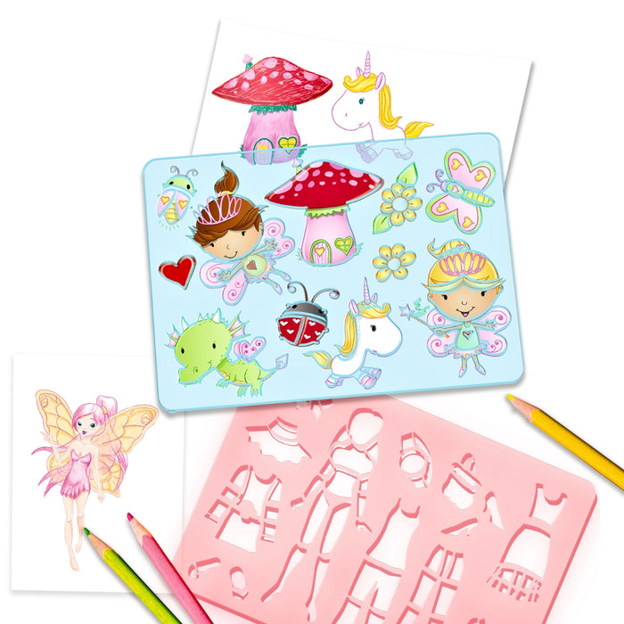 URSUS Painting Stencils - Set of 6 - Fairytale - Paper Products, Online - Australia