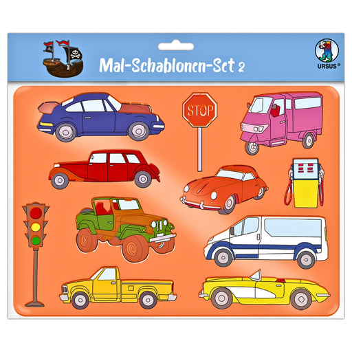 URSUS Painting Stencils - Set of 6 - Adventure - Paper Products, Online - Australia