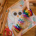 URSUS Paper Crafts 3D Honeycomb Ball Colouring Pictures, Set of 6 Autumn from Australia