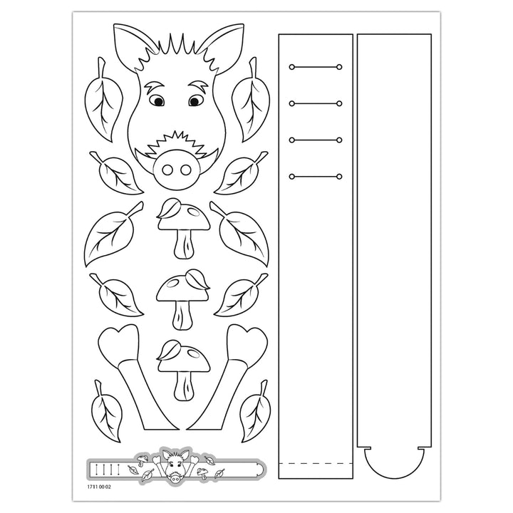 URSUS Paper Crafts DIY Kid's Crowns, Set of 8 Autumn from Australia