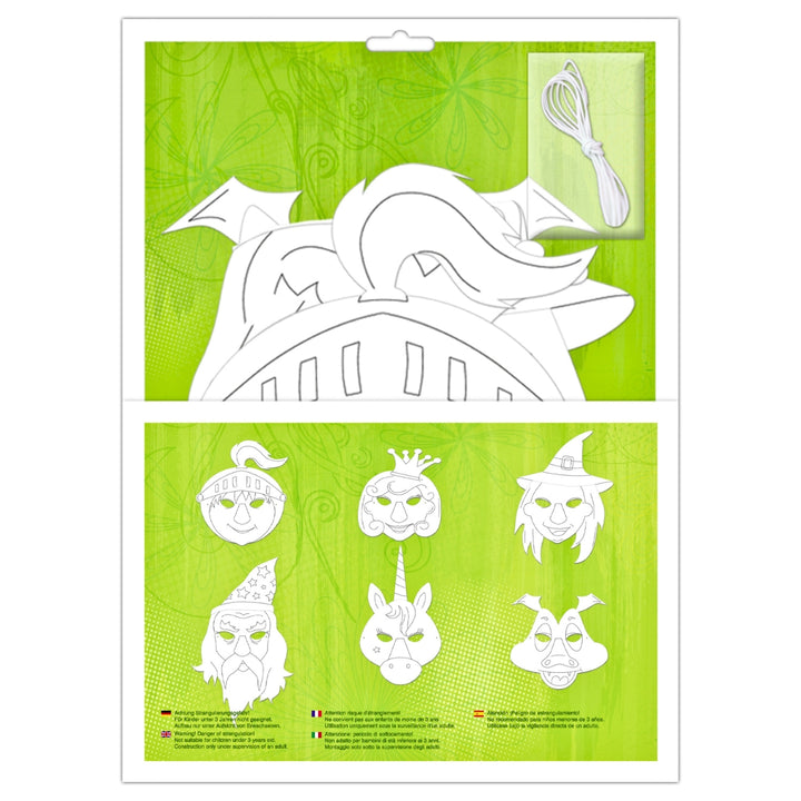 URSUS Paper Crafts DIY Kid's Masks, Set of 6 Fairytale from Australia