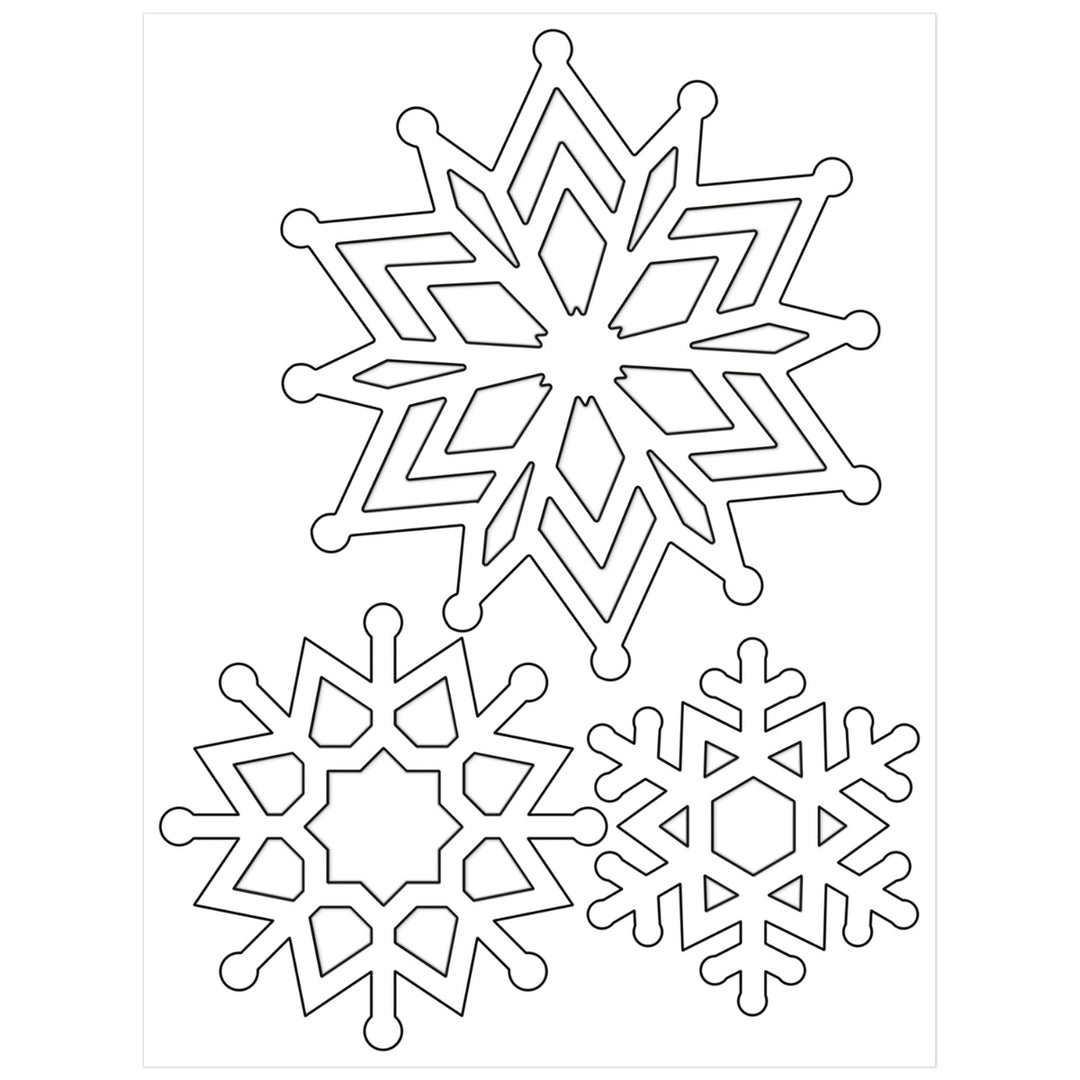 URSUS Paper Crafts DIY Kit Window Art Decoration, Set of 12 Christmas Winter from Australia