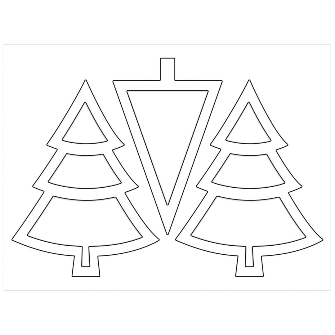 URSUS Paper Crafts DIY Kit Window Art Decoration, Set of 12 Christmas Winter from Australia