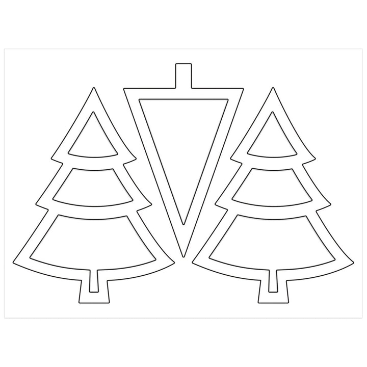 URSUS Paper Crafts DIY Kit Window Art Decoration, Set of 12 Christmas Winter from Australia