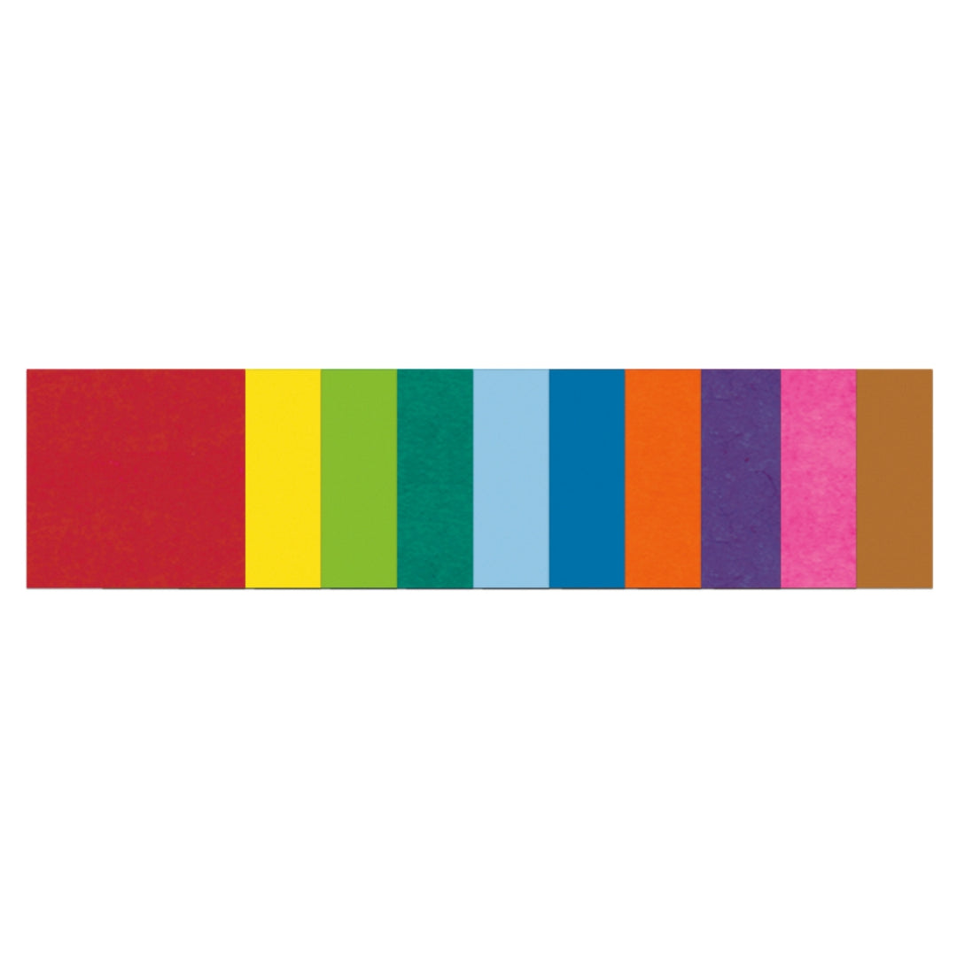 URSUS Paper Crafts Folding Paper, Translucent, 10 Colours, 500 Sheets from Australia