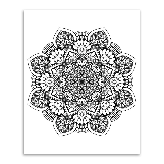 URSUS Paper Crafts Picture Art Kit Mandala Scratch Colouring, Set of 12 Dragons & Dinos from Australia