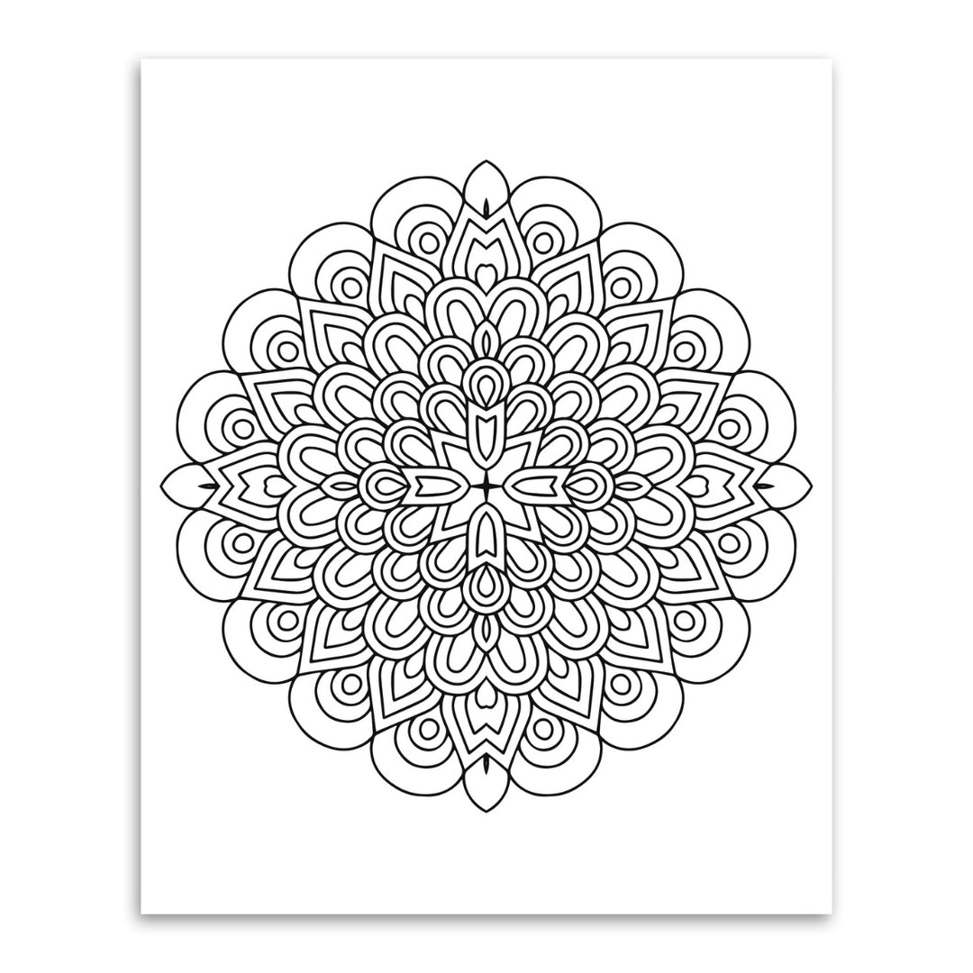 URSUS Paper Crafts Picture Art Kit Mandala Scratch Colouring, Set of 12 Dragons & Dinos from Australia