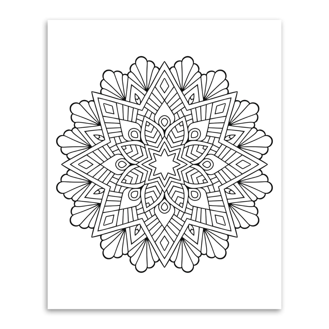 URSUS Paper Crafts Picture Art Kit Mandala Scratch Colouring, Set of 12 Fairies & Princesses from Australia