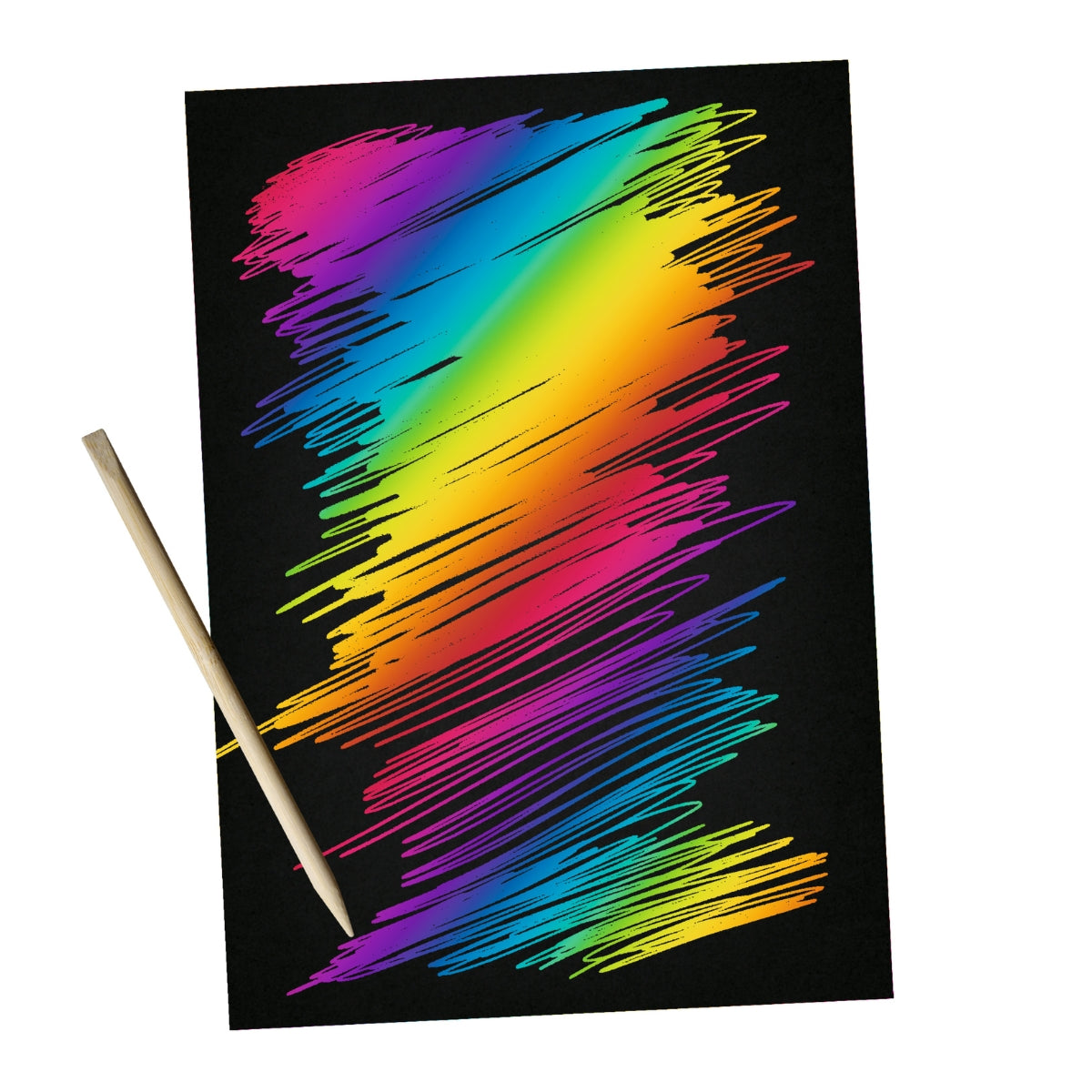 URSUS A5 Rainbow Scratch Art Paper 10pc. Australia — Oskar's Wooden Ark