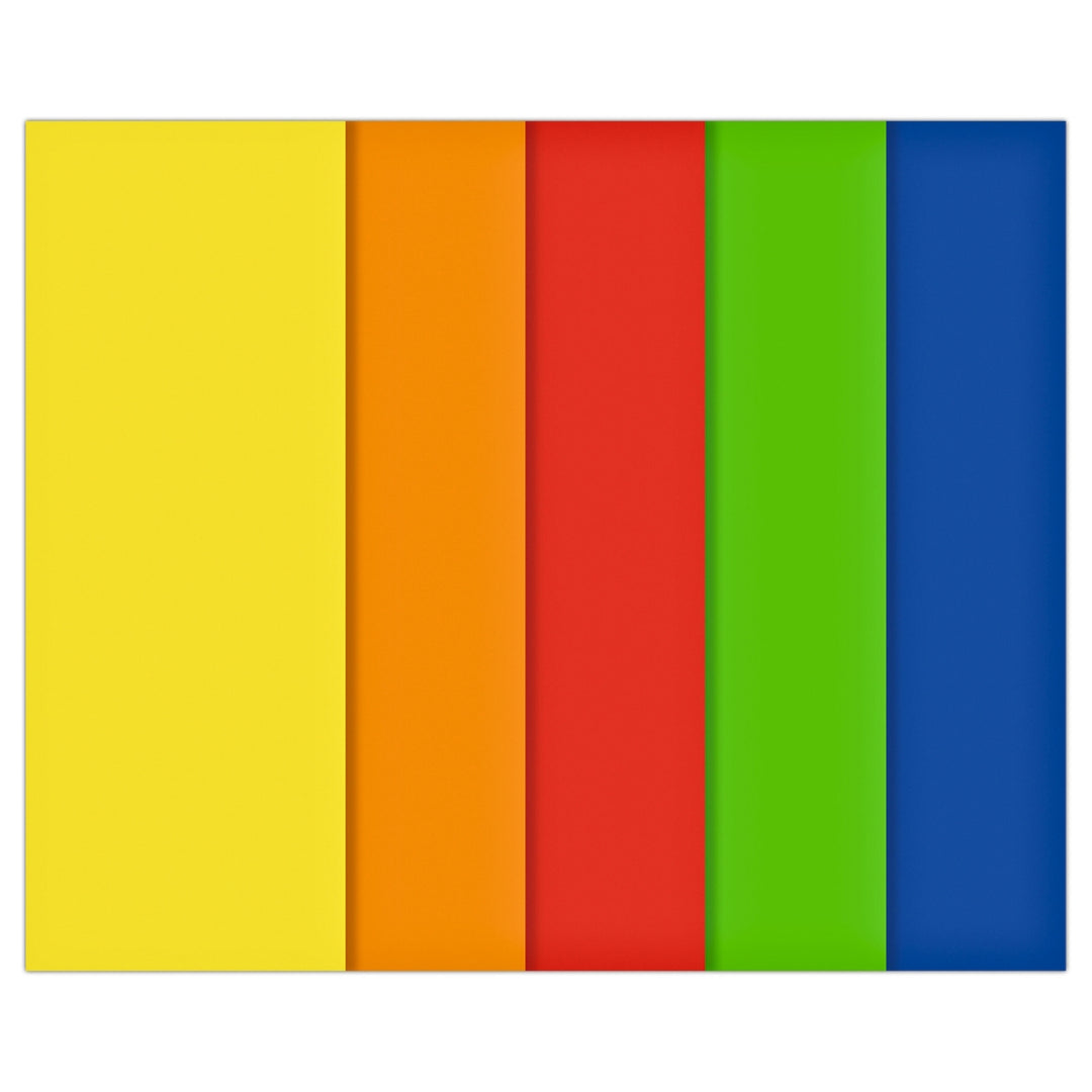 URSUS Paper Crafts Window Star Folding Paper, Translucent Coloured, 80 Sheets from Australia